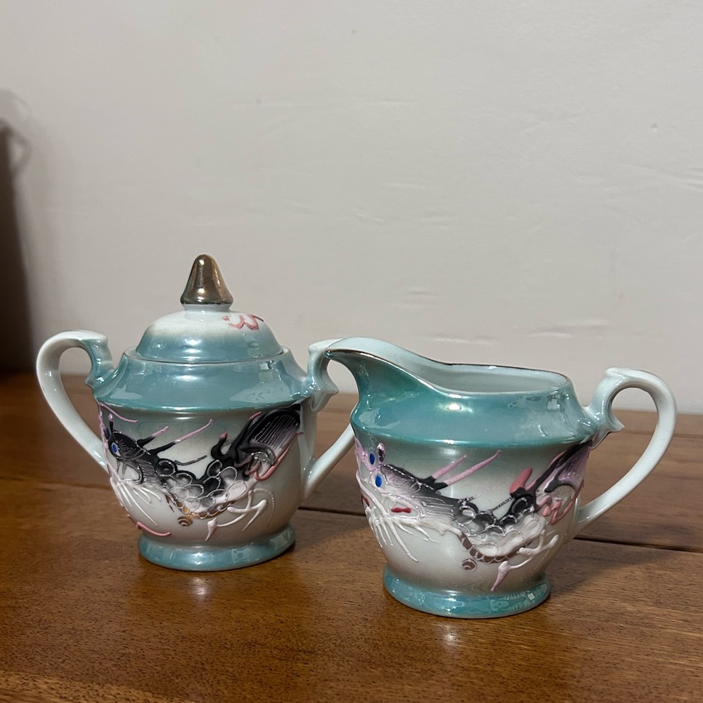 Antique Japanese Drangonware